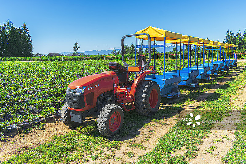 果园拖拉机图片素材