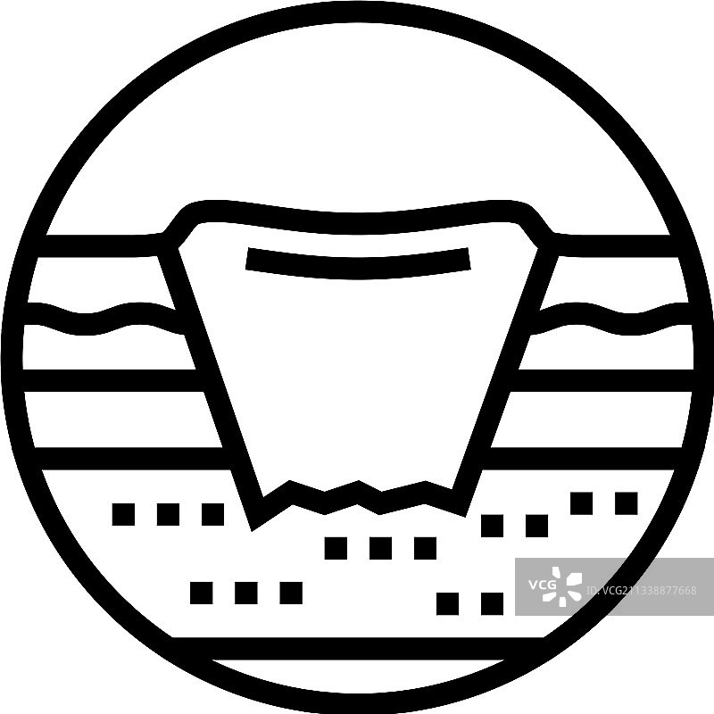 褥疮压力性溃疡疾病线性图标图片素材