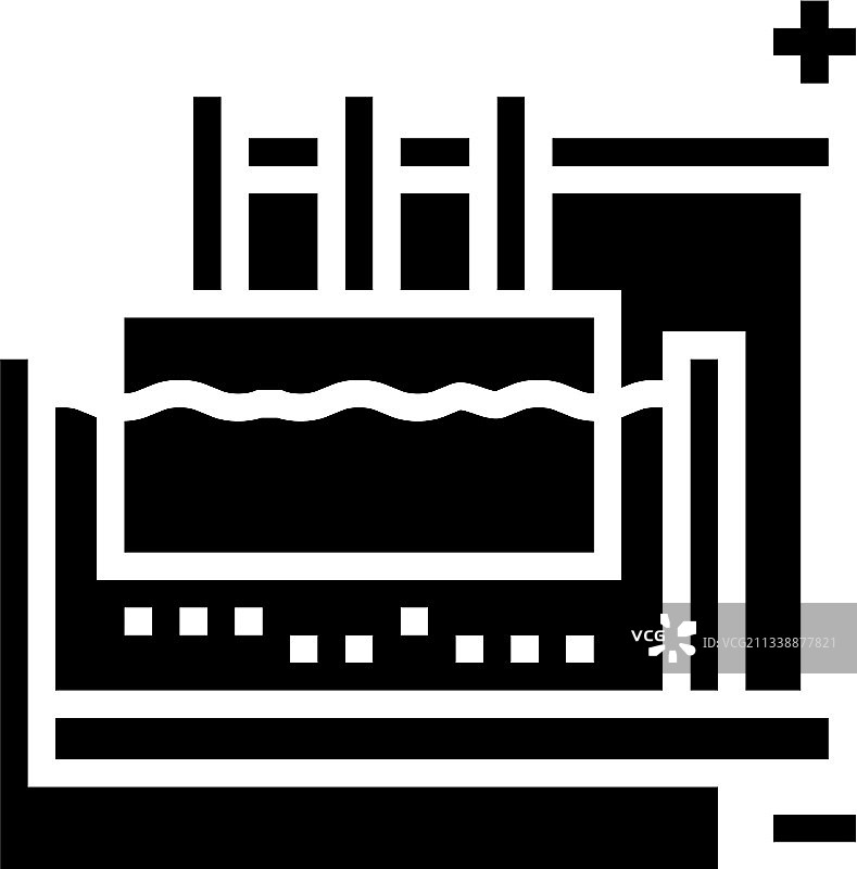 电解铝生产线图标图片素材