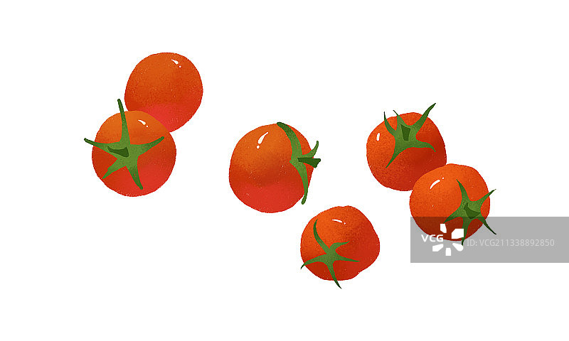 美食烧烤素材-西红柿图片素材