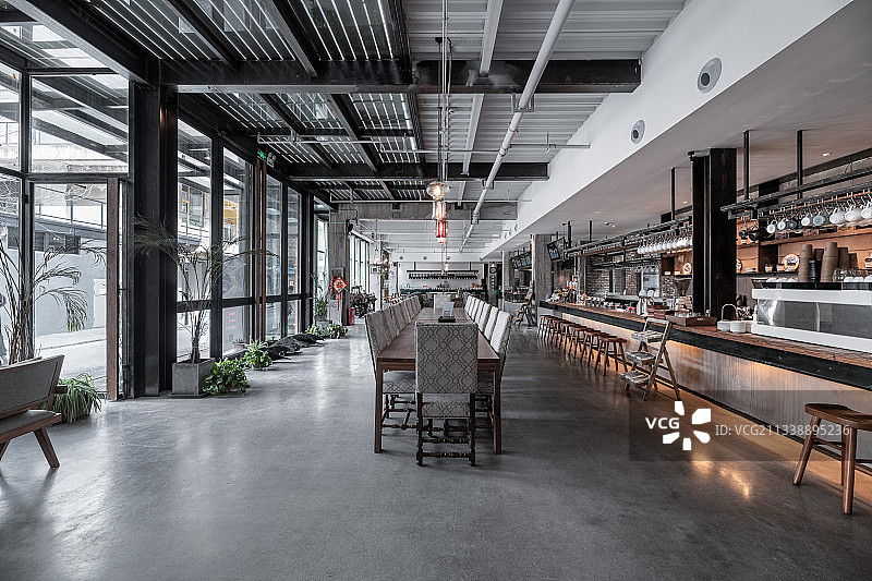 工业咖啡馆图片素材