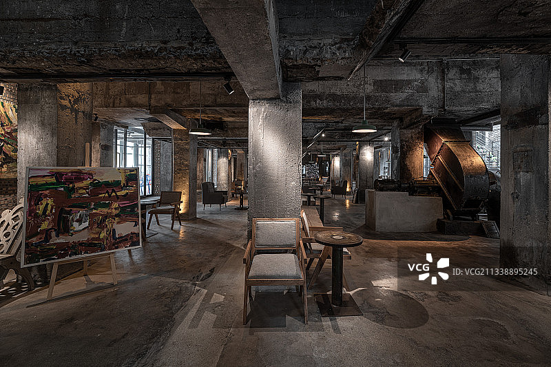 工业咖啡馆图片素材