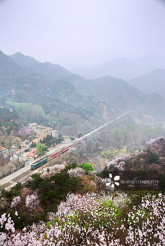 京张铁路八达岭段图片素材
