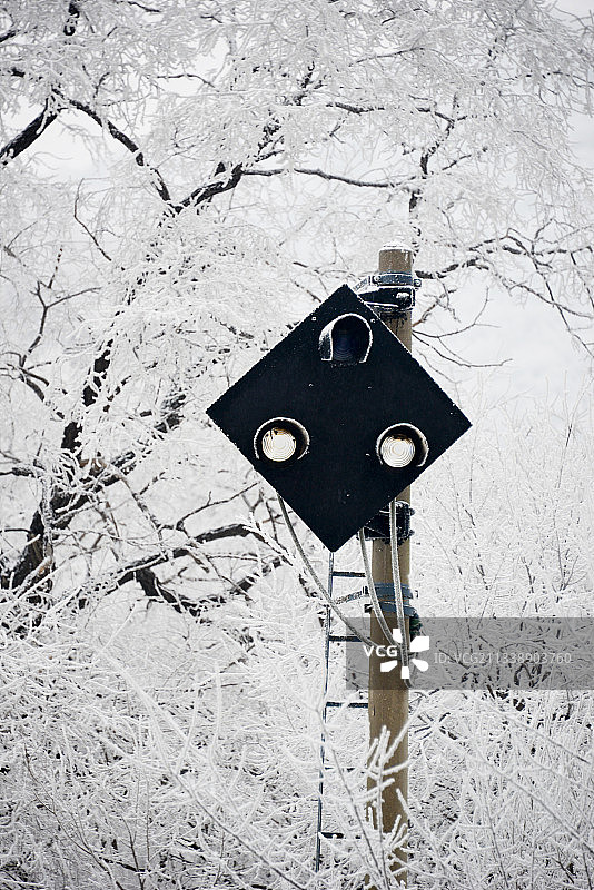 京张铁路青龙桥站信号机图片素材