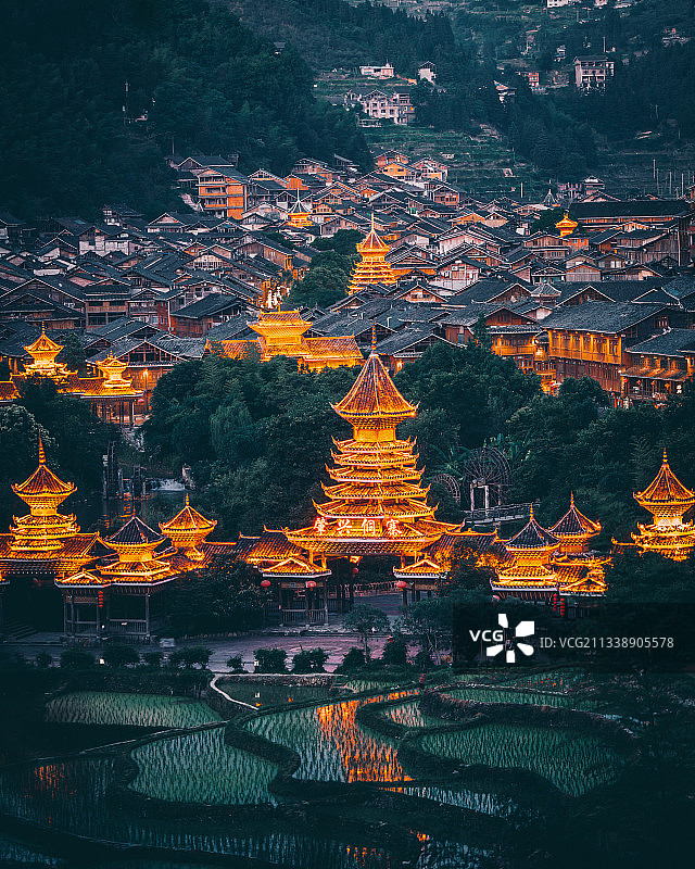 肇兴侗寨图片素材