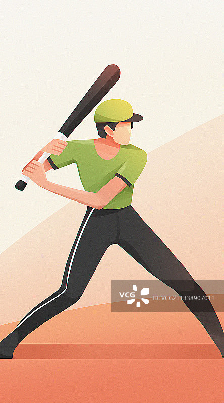 运动会棒球运动员男图片素材