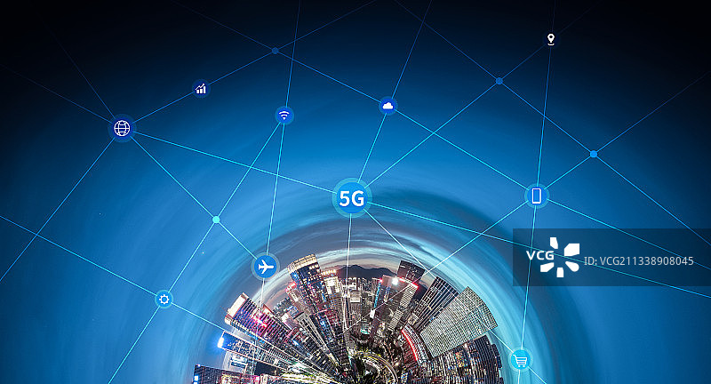 城市星球概念图片素材