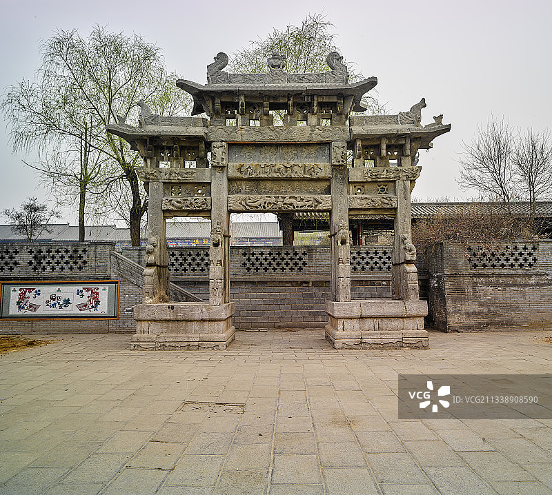 2016-03-13中国，河南省，郑州市，巩义市，康百万庄园图片素材