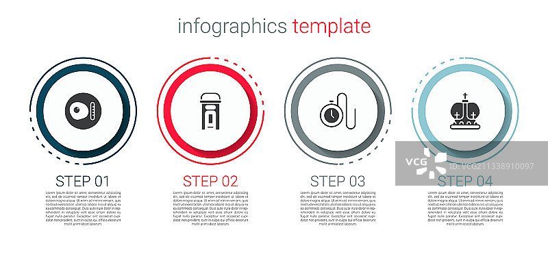 英式早餐、伦敦电话亭和手表图片素材