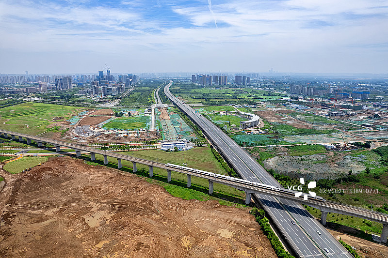 西安市沣东新城图片素材