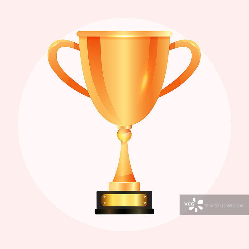 会冠军奖杯矢量图标比赛获奖海报背景图片素材
