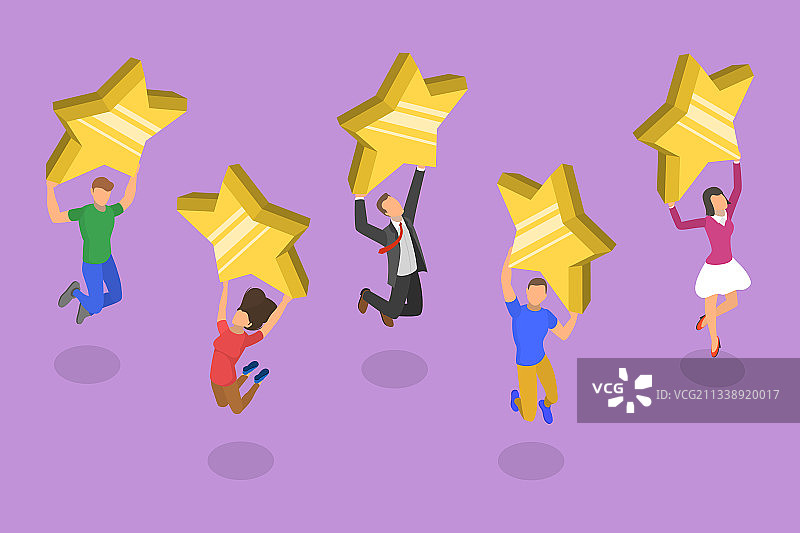 三维等距平面概念图片素材