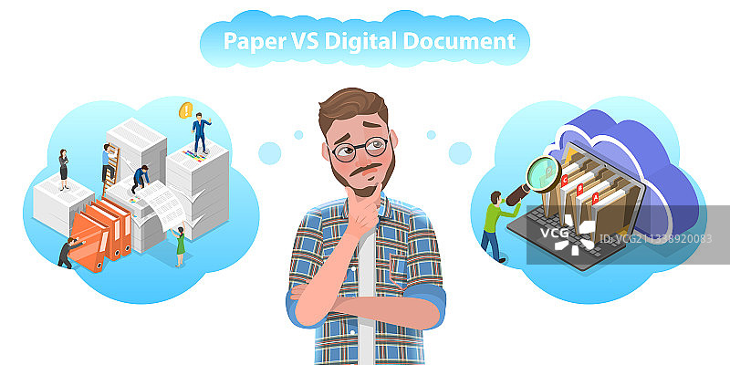 三维等距平面概念图片素材