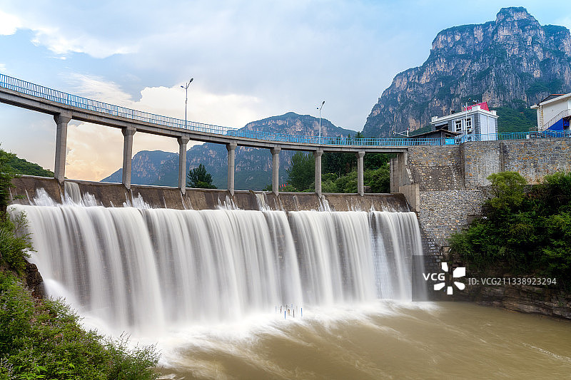 武家湾大坝图片素材