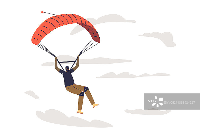 专业跳伞与滑翔伞运动图片素材