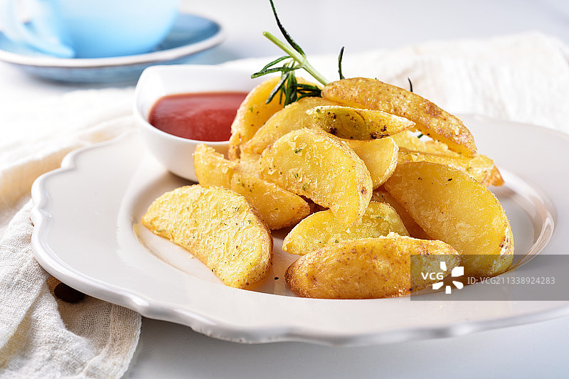 炸土豆图片素材