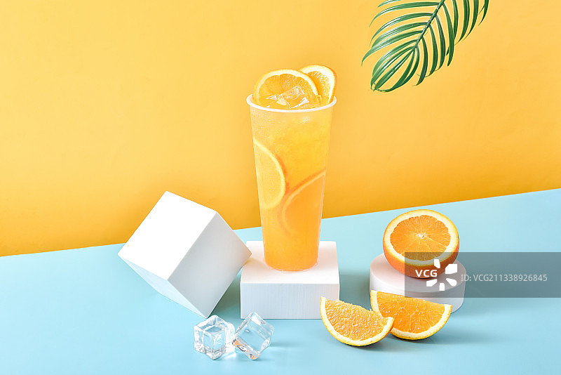 水果茶 橙子 霸气橙子图片素材