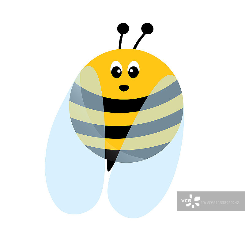 卡通蜜蜂吉祥物小蜜蜂飞黄蜂图片素材