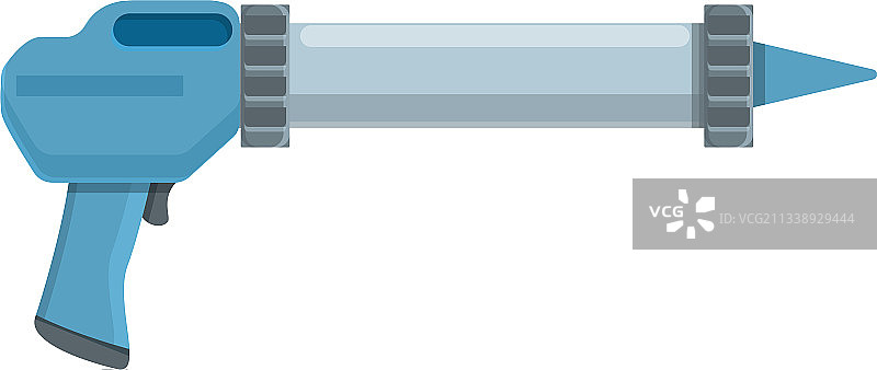 工业硅胶填缝枪卡通风格图标图片素材