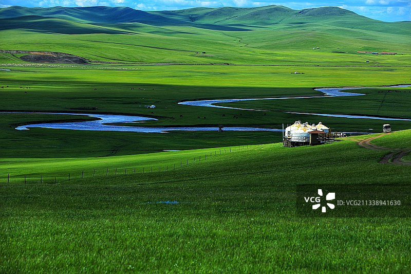 呼伦贝尔莫日格勒河图片素材