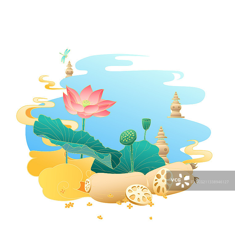 西湖藕粉图片素材