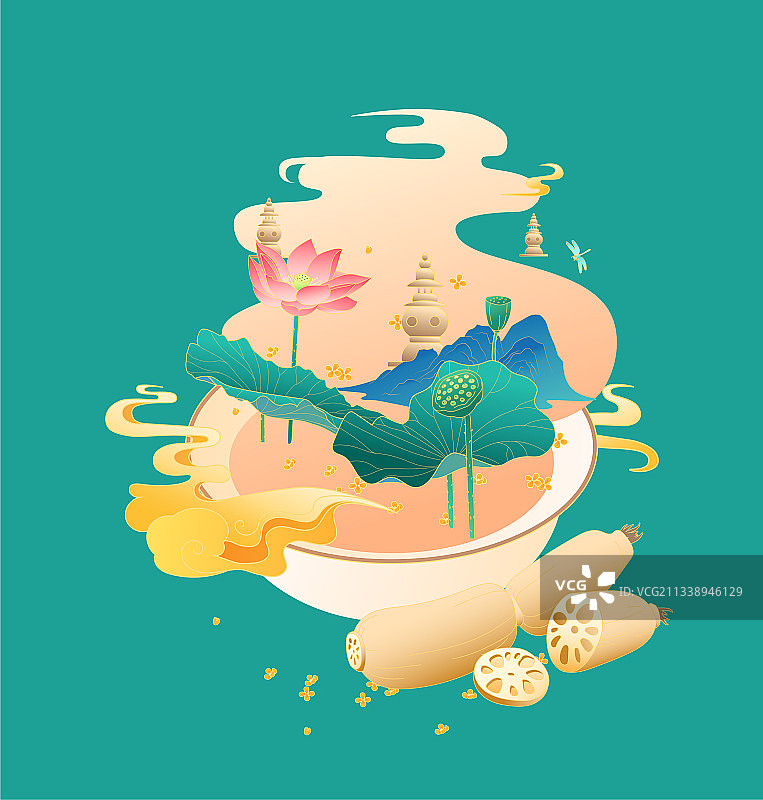 莲子羹图片素材