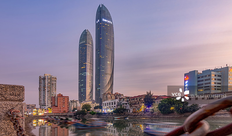 厦门沙坡尾双子塔图片素材