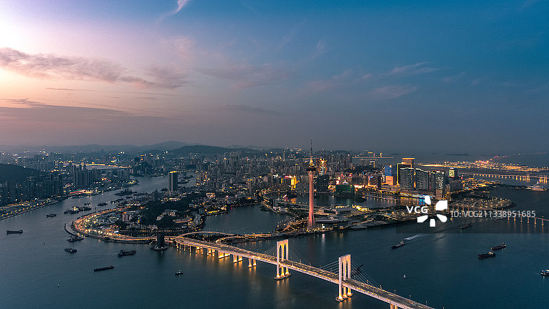 澳门半岛图片素材