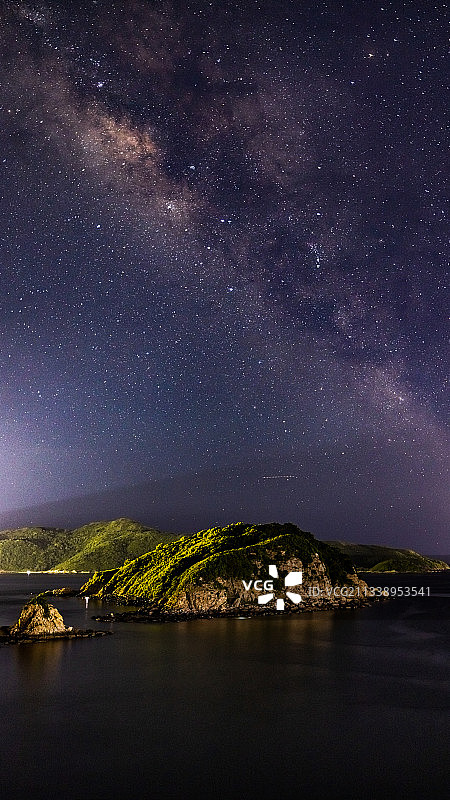 海岛银河图片素材