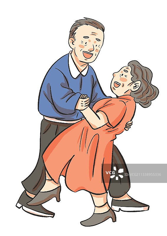 夕阳红广场舞图片素材