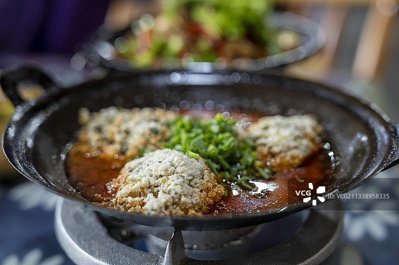 恩施特色美食：张官合渣图片素材