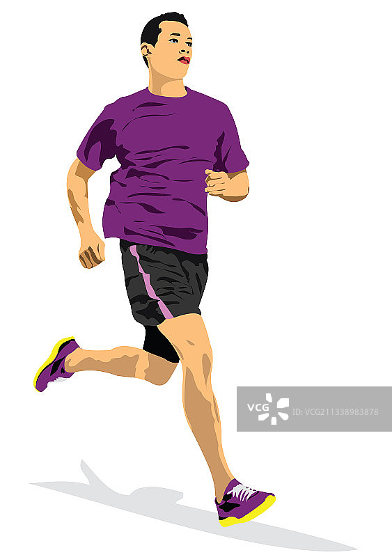 赛跑运动田径图片素材