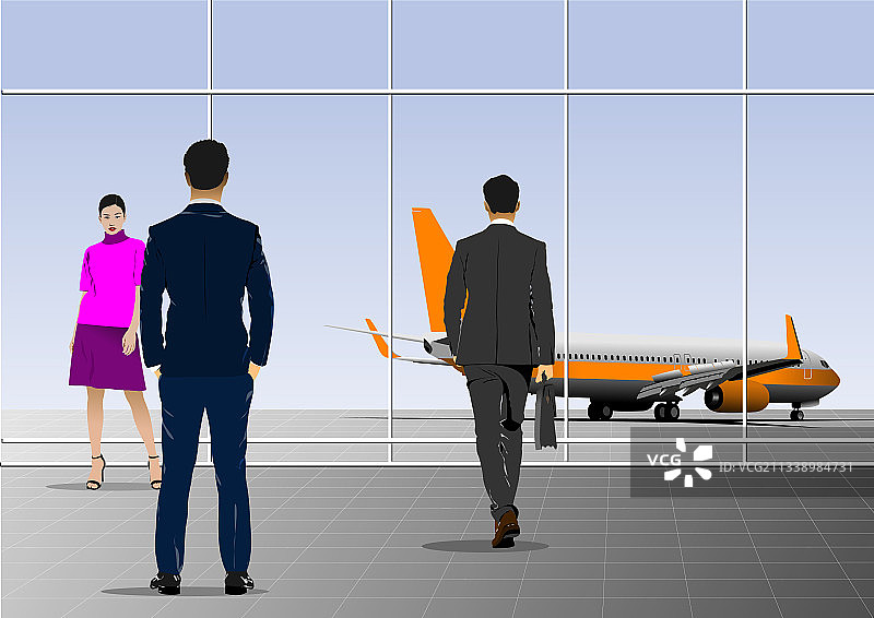 机场场景图片素材