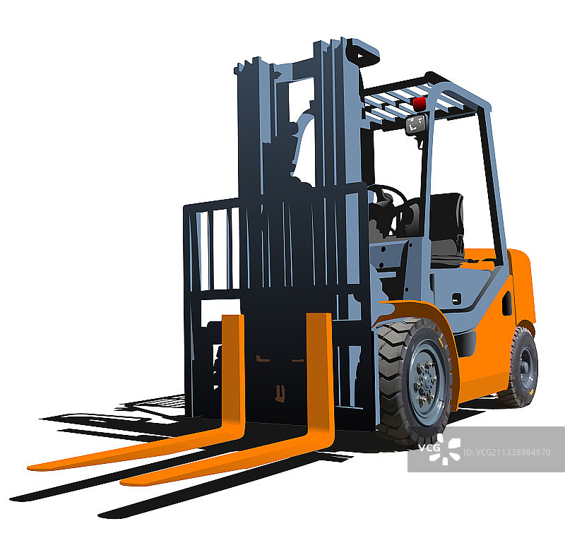 工业用叉车图片素材