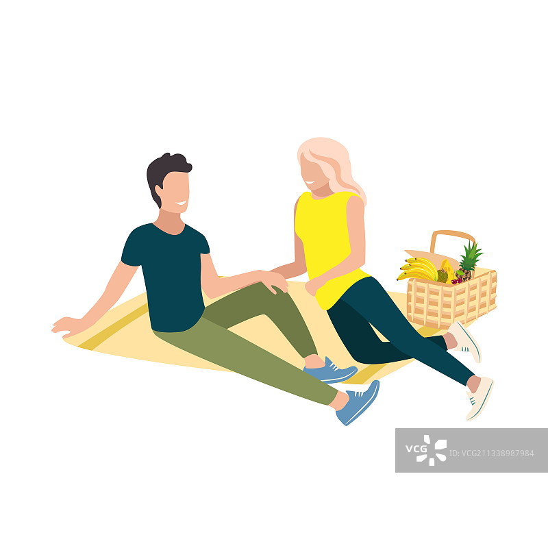 野餐图片素材
