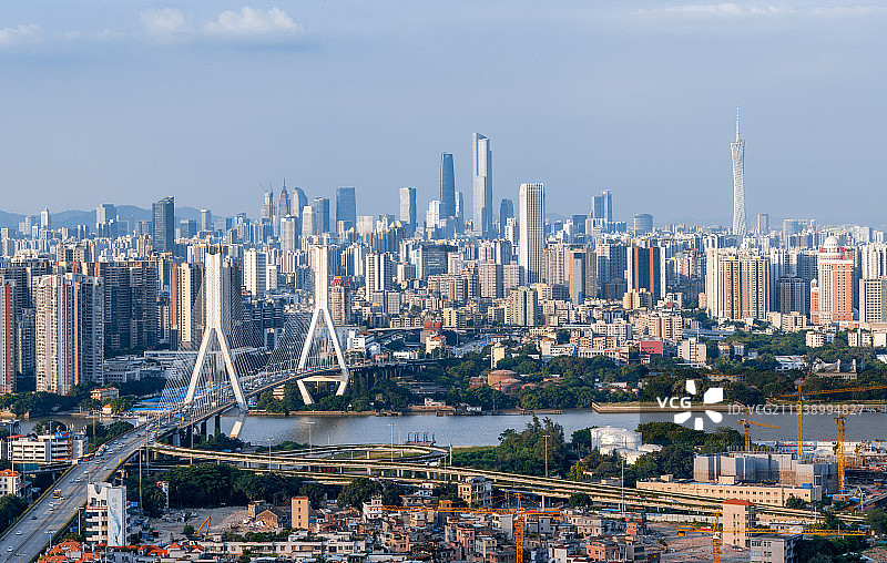 广州鹤洞大桥图片素材
