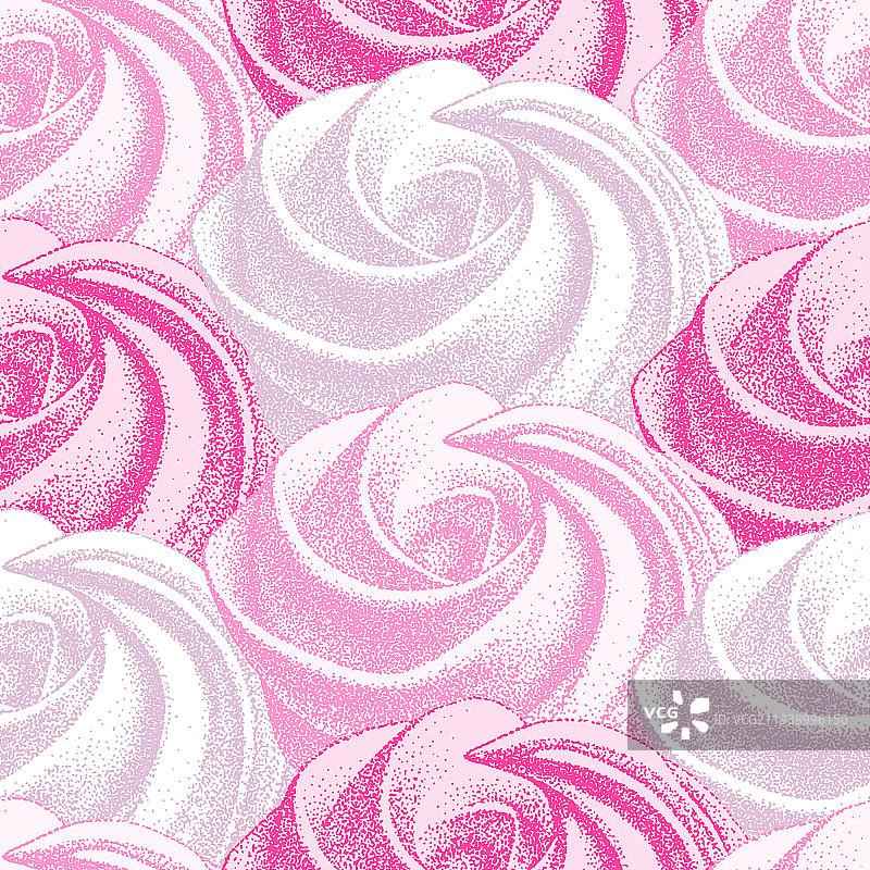 粉色法式蛋白酥皮无缝图案图片素材