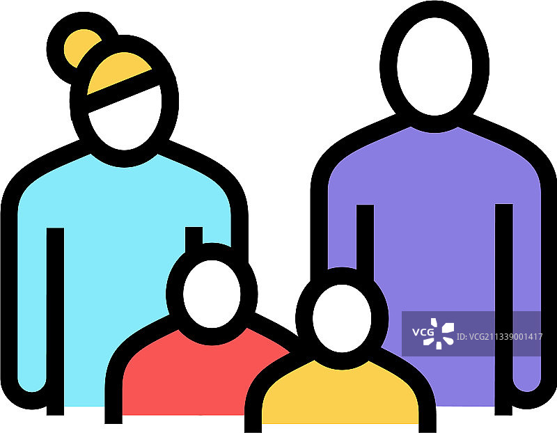 家庭法词典彩色图标图片素材