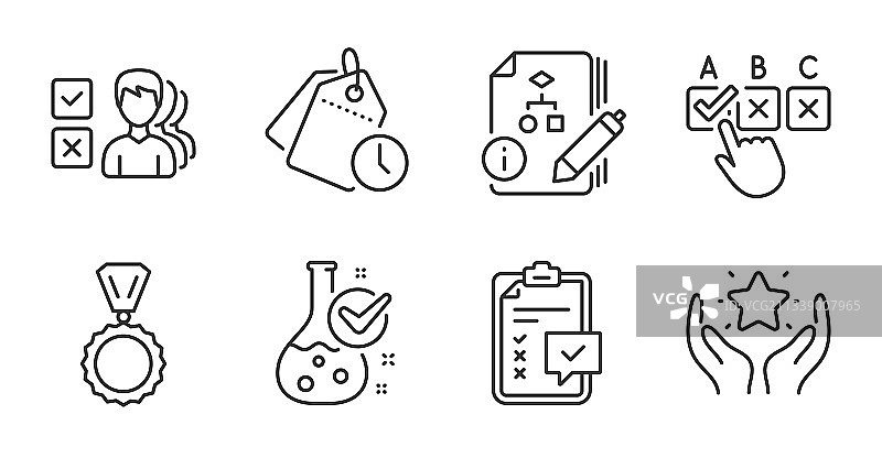 奖牌意见和排名图标清单图片素材