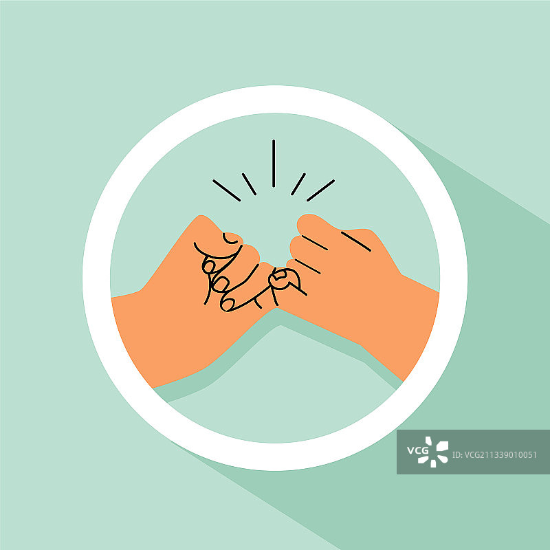 拉钩小指图片素材