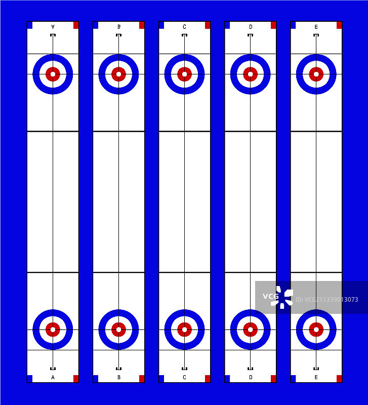 冰壶馆俯视图图片素材