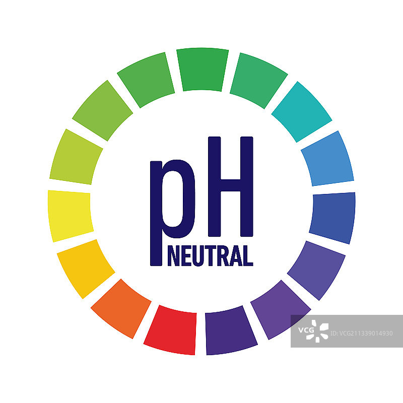 PH值中性平衡图标徽章印章Logo图片素材
