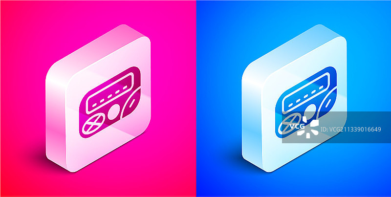 2.5D寻呼机图标图片素材