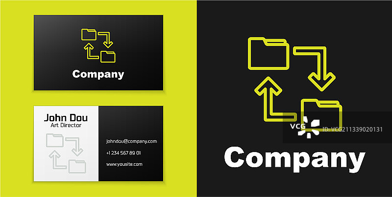 云存储文本文档文件夹线条标志图片素材