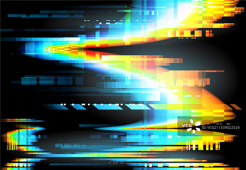 屏幕故障和像素噪点背景图片素材