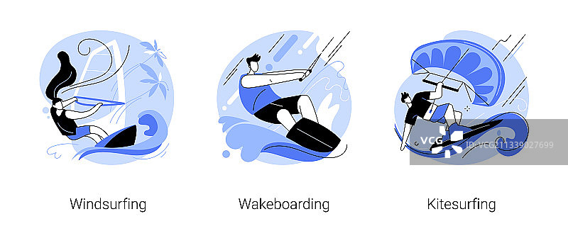 极限水上乐趣抽象概念图片素材