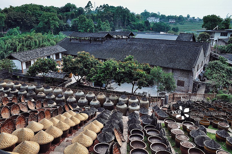 四川泸州合江先市酱油酿造作坊图片素材