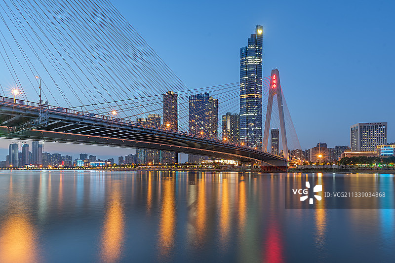 武汉月湖桥图片素材