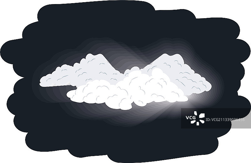 夜晚的云彩景象图片素材