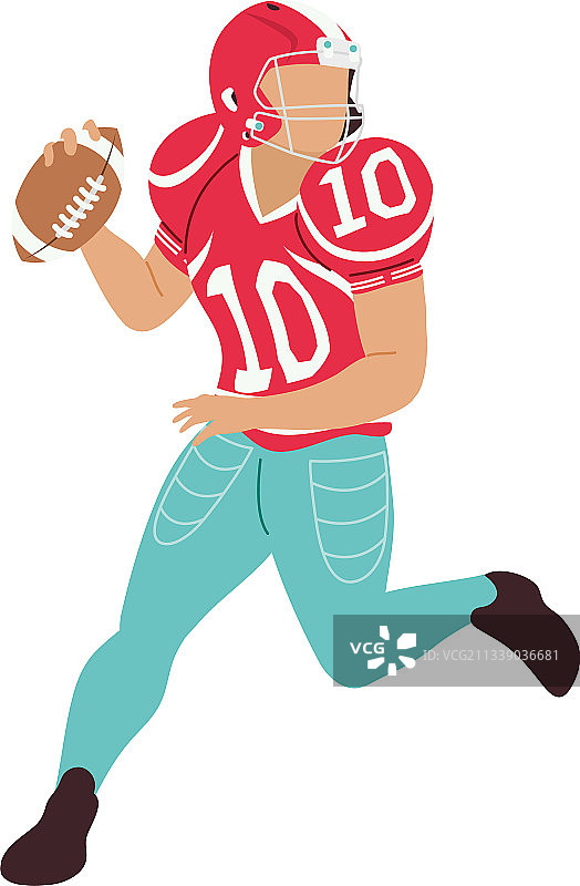 美式橄榄球运动员图片素材